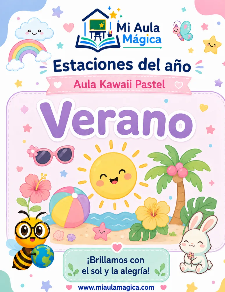 Estaciones del año para ambientar el aula