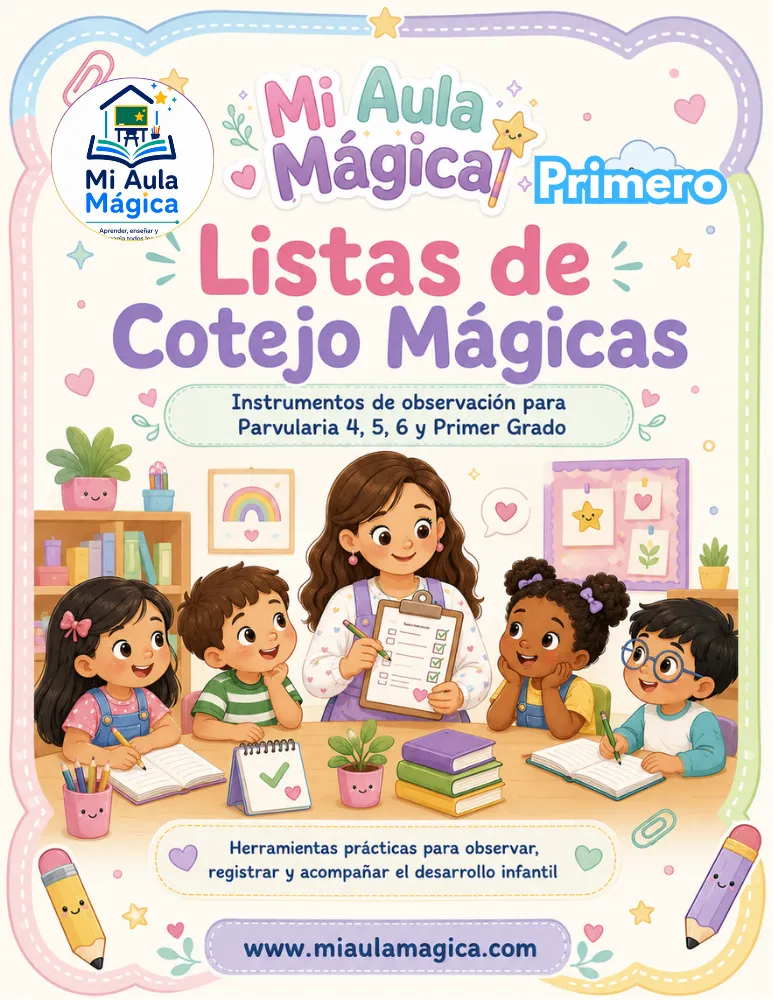Listas de cotejo Primer Grado para evaluación formativa